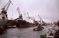 1965. Deutschland. Bremen. Hafen. Schiffe